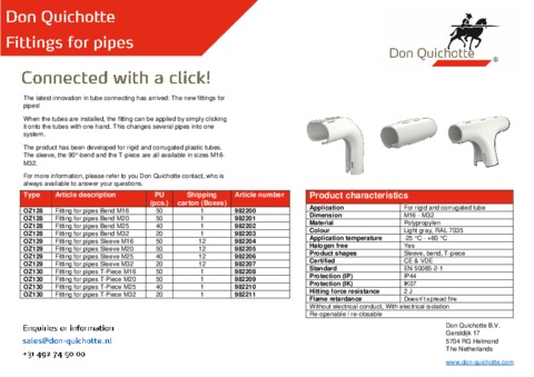 Fittings for pipes