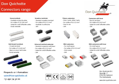 Connectors range