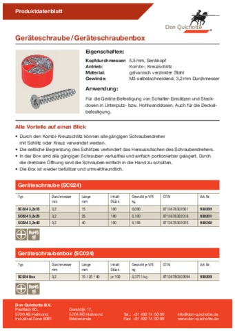 Geräteschraubenbox