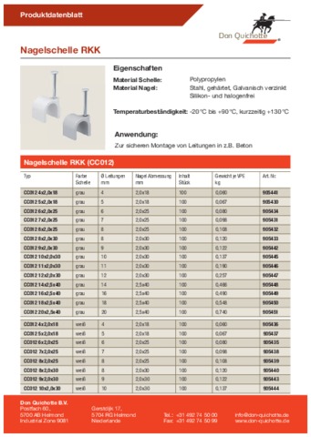 Nagelschelle RKK