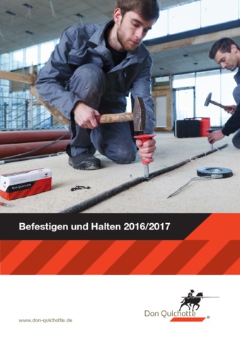 Befestigen und Halten 2016/2017 Befestigen und Halten 2016/2017